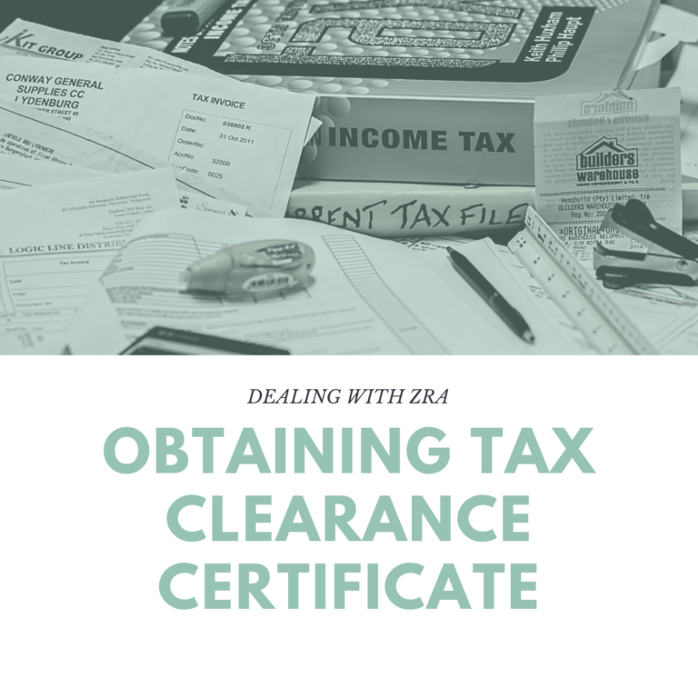 Tax Clearance Certificate