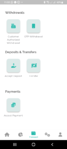 543 Konse Konse Mobile Money App transactional Menu